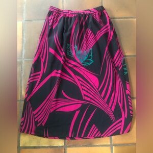 Vintage printed skirt